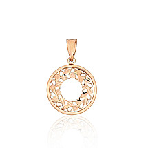Gold pendant, Red Gold 585 fineness