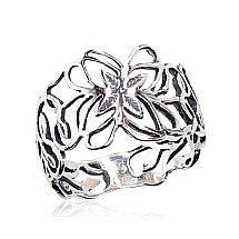 Silver ring, Silver 925 fineness, oxide (Plating)