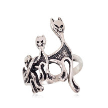 Silver ring, Silver 925 fineness, oxide (Plating)