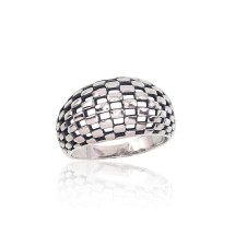 Серебряное кольцо, Серебро 925 проба, оксид (покрытие)