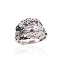 Серебряное кольцо, Серебро 925 проба, оксид (покрытие)