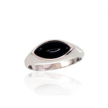 Silver ring, Silver 925 fineness, Onix