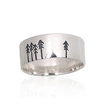 Silver ring, 17, 4.7 g, Silver 925 fineness, oxide (Plating)