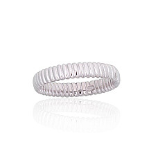 Серебряное кольцо, 16.5, 2.6 g, Серебро 925 проба, родий (покрытие)