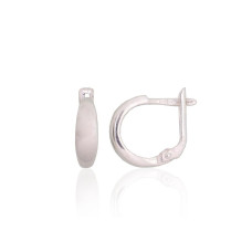 Silver earrings with 'english' lock, 2.3 g, Silver 925 fineness