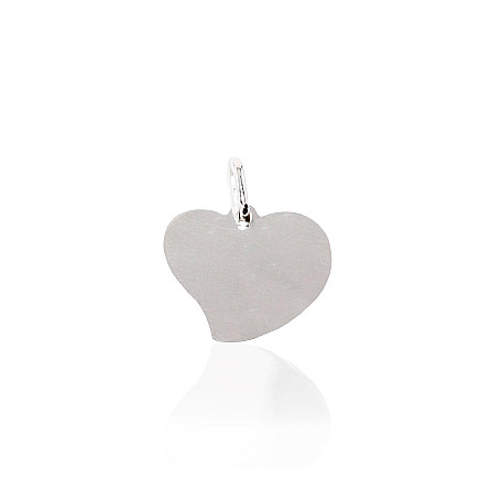 Women, Heart - Silver pendant, Silver 925 fineness
