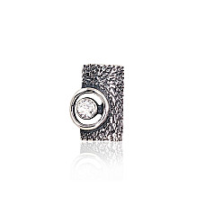 Silver pendant, 2.7 g, Silver 925 fineness, oxide (Plating), Zirkons