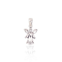 Серебряный кулон, 0.9 g, Серебро 925 проба, оксид (покрытие)