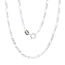 Silver chain Figaro 2 mm, diamond cut, Silver 925 fineness