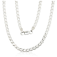 Серебряная цепочка Марина 3 мм , алмазная обработка граней, 65, 16.2 g, Серебро 925 проба