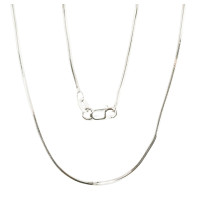 Серебряная цепочка Змейка 1 мм , алмазная обработка граней, 50, 5.1 g, Серебро 925 проба