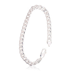 Silver chain Curb 7 mm, Silver 925 fineness