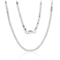 Sudraba ķēdīte Bizantija 2.5 mm, 45, 15.8 g, Sudrabs 925 prove