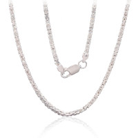 Серебряная цепочка Византийское 2.1 мм, 55, 13.2 g, Серебро 925 проба
