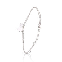 Серебряный браслет, 17, 3 g, Серебро 925 проба, Регулируемая длина