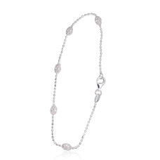 Silver bracelet, 18, 2 g, Silver 925 fineness