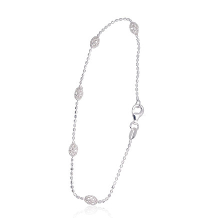 Bracelets,  - Silver bracelet, 18, 2.1 g, Silver 925 fineness