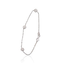Серебряный браслет, 18, 2 g, Серебро 925 проба