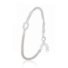 Silver bracelet, 17, 5.3 g, Silver 925 fineness, Variable length