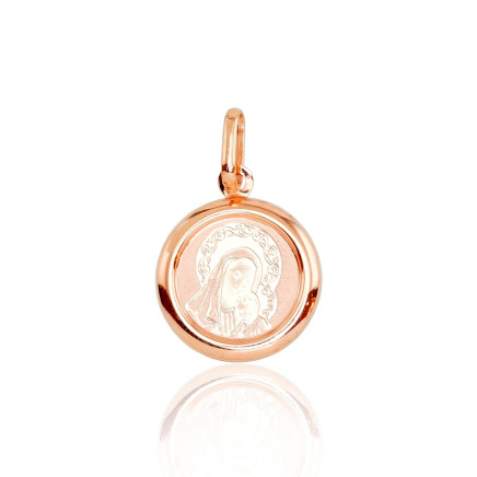 Crosses and Icons,  - Gold pendant, 0.7 g, Red Gold 585 fineness
