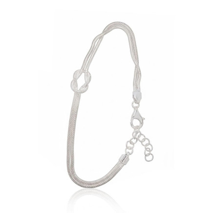 Bracelets,  - Silver bracelet, 17, 5.2 g, Silver 925 fineness, Variable length