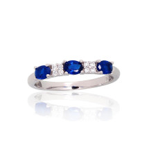 Silver ring, Silver 925 fineness, Rhodium (Plating), Zirkons
