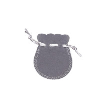 Gift pouch, color: Grey, 7 x 8 mm