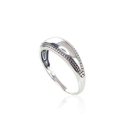 Women,  - Silver ring, 18, 2.3 g, Silver 925 fineness, oxide (Plating)