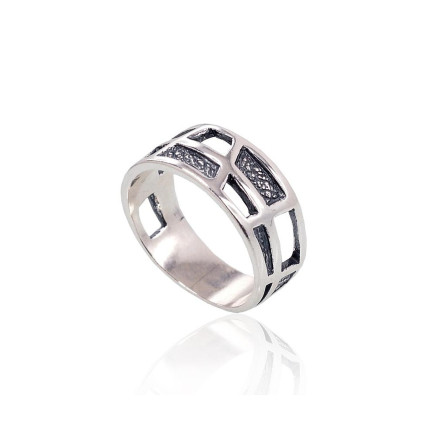 Silver ring, Silver 925 fineness, oxide (Plating), - 2101390000026 Women, - Silver ring, Silver 925 fineness, oxide (Plating)