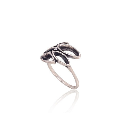Серебряное кольцо, 17, 2.9 g, Серебро 925 проба, оксид (покрытие), - 2101765000026 Женские, - Серебряное кольцо, 17, 2.9 g, Серебро 925 проба, оксид (покрытие)