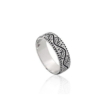Серебряное кольцо, 17, 4.1 g, Серебро 925 проба, оксид (покрытие), - 2101997000016 Женские, - Серебряное кольцо, 17, 4.1 g, Серебро 925 проба, оксид (покрытие)