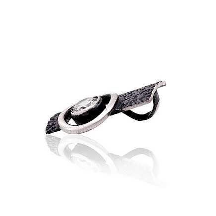 Silver pendant, 2.6 g, Silver 925 fineness, oxide (Plating), Zirkons, - 2301533000023 Women, - Silver pendant, 2.6 g, Silver 925 fineness, oxide (Plating), Zirkons