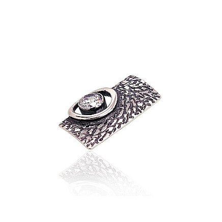 Silver pendant, 2.7 g, Silver 925 fineness, oxide (Plating), Zirkons, - 2301533000054 Women, - Silver pendant, 2.7 g, Silver 925 fineness, oxide (Plating), Zirkons