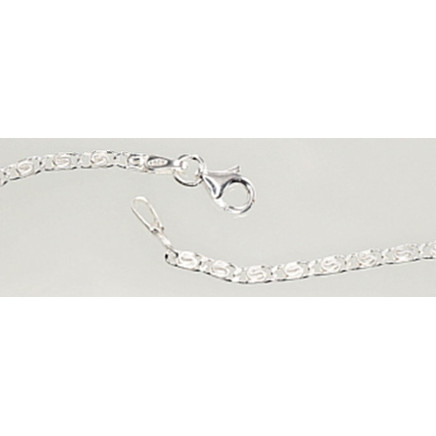Серебряная цепочка Улитка 2,1 мм , алмазная обработка граней, 55, 6.7 g, Серебро 925 проба, - 2400097000118 Цепочки, - Серебряная цепочка Улитка 2,1 мм , алмазная обработка граней, 55, 6.7 g, Серебро 925 проба