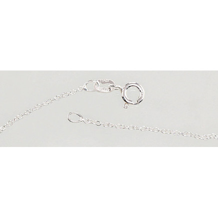 Silver chain Anchor round 1 mm, 38, Silver 925 fineness, - 2400061033128 Chains, - Silver chain Anchor round 1 mm, 38, Silver 925 fineness