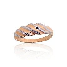 Gold ring, Red Gold 585 fineness, Rhodium (Plating)
