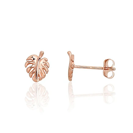 Classic Studs,  - Gold classic studs earrings, 0.51 g, Red Gold 585 fineness