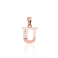 Zelta kulons, 0.51 g, Sarkanais Zelts 585 prove, Cirkoni, Burts: U