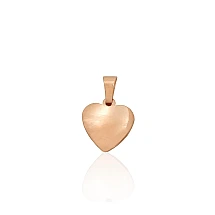 Heart, Gold pendant, Red Gold 585 fineness