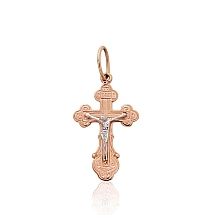 Zelta kulons, 1.4 g, Sarkanais Zelts 585 prove, rodijs (pārklājums)