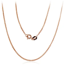 Gold chain Spiga 1,2 mm, 42, 2.61 g, Red Gold 585 fineness
