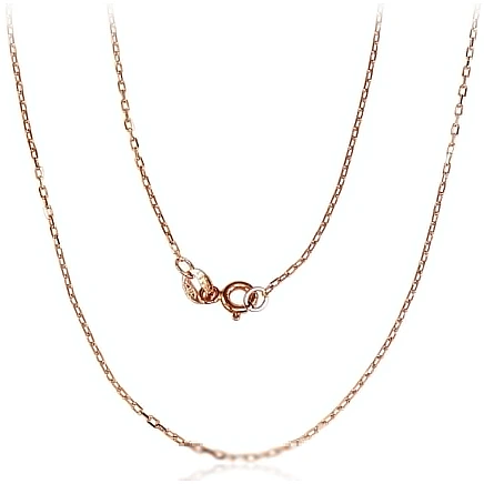 Chains,  - Gold chain Anchor 1.2 mm , diamond cut, 47, 1.6 g, Red Gold 585 fineness