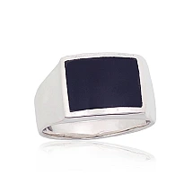 Silver ring, 20, 7.9 g, Silver 925 fineness, Onix