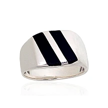 Silver ring, 19.5, 9.7 g, Silver 925 fineness, Onix