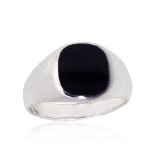 Silver ring, 21, 10.1 g, Silver 925 fineness, Onix