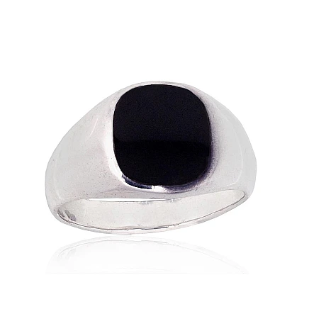 For man,  - Silver ring, 21, 10.1 g, Silver 925 fineness, Onix