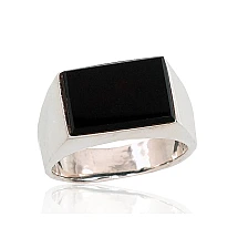 Silver ring, 19.5, 8.9 g, Silver 925 fineness, Onix