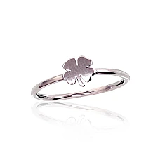 Серебряное кольцо, 18, 1 g, Серебро 925 проба, родий (покрытие)