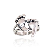 Серебряное кольцо, 17.5, 3 g, Серебро 925 проба, оксид (покрытие)