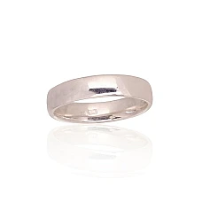 Серебряное обручальное кольцо, 16, 3 g, Серебро 925 проба